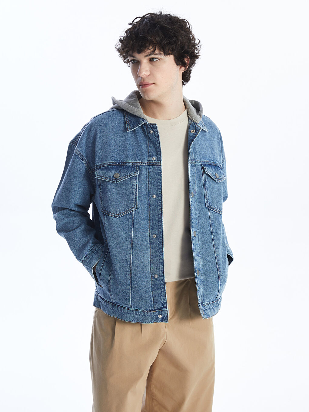 Standard Fit Men's Jean Jacket -S4CO18Z8-311