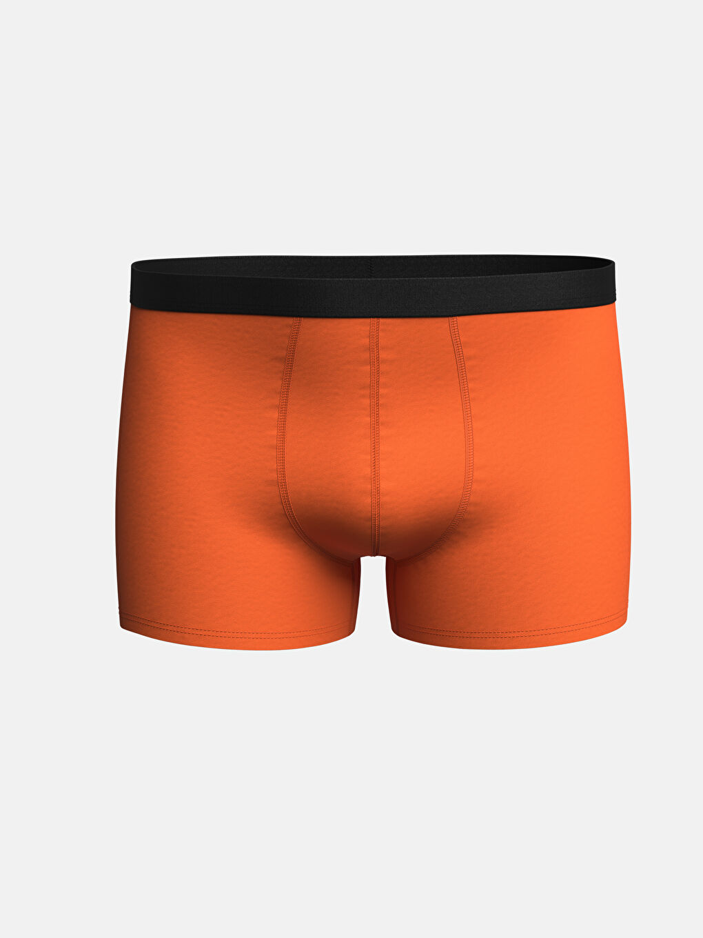 Turuncu Standart Kalıp Pamuklu Esnek Erkek Boxer-3