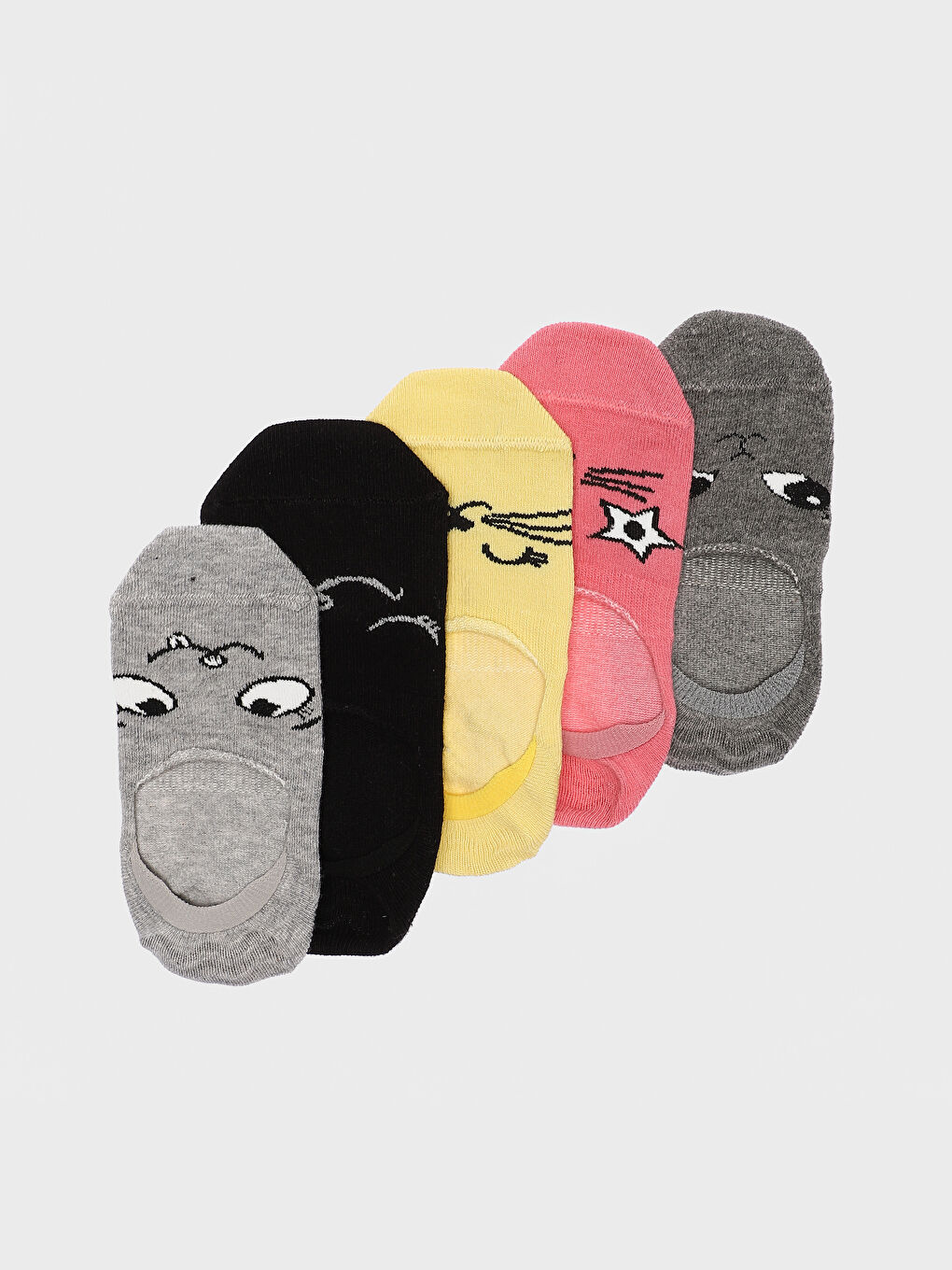 5-pack Girl's Invisible Socks -S4CO80Z4-EEW