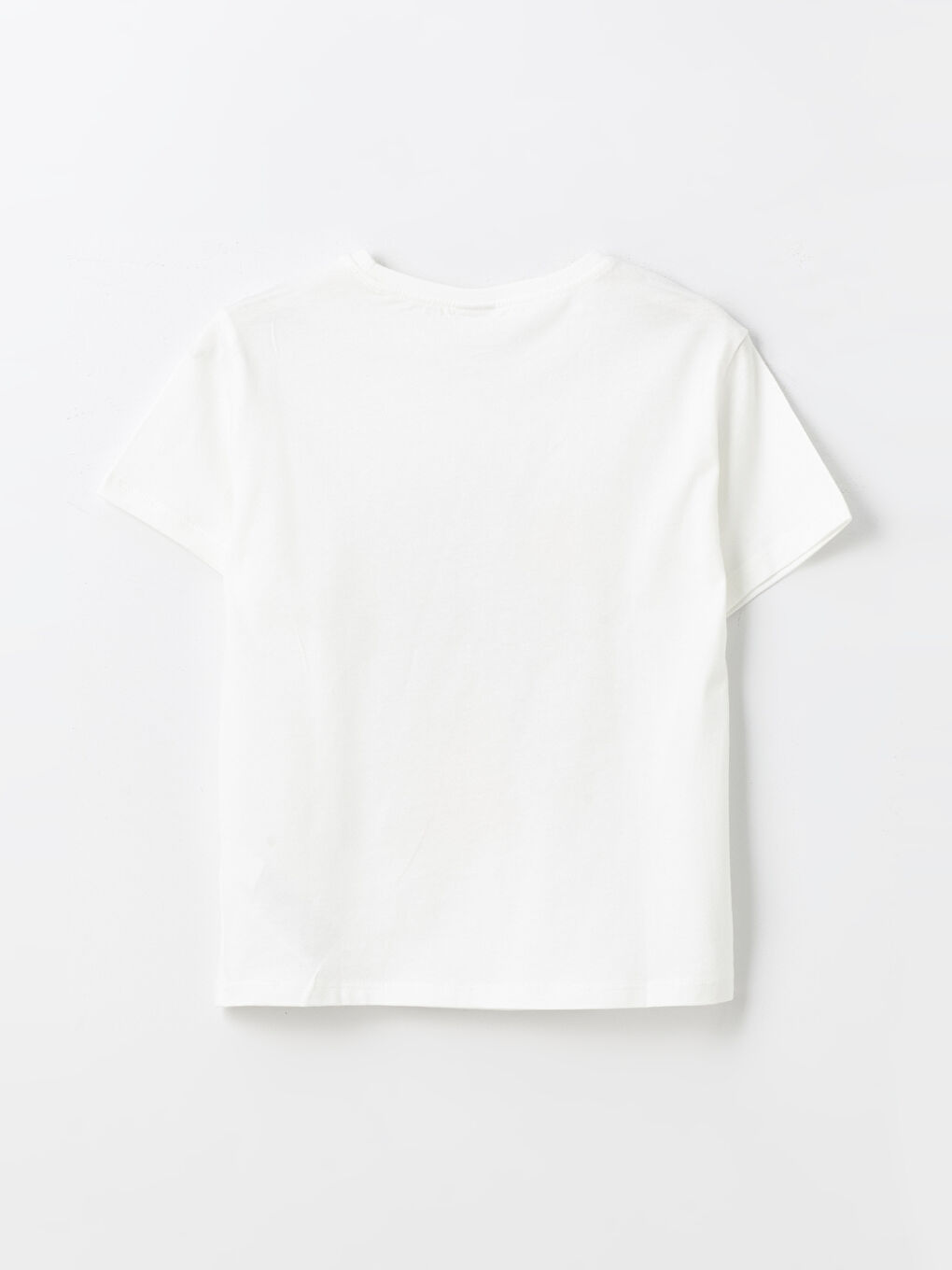 Crew Neck Printed Short Sleeve Girl T-shirt -S4CP25Z4-R9J