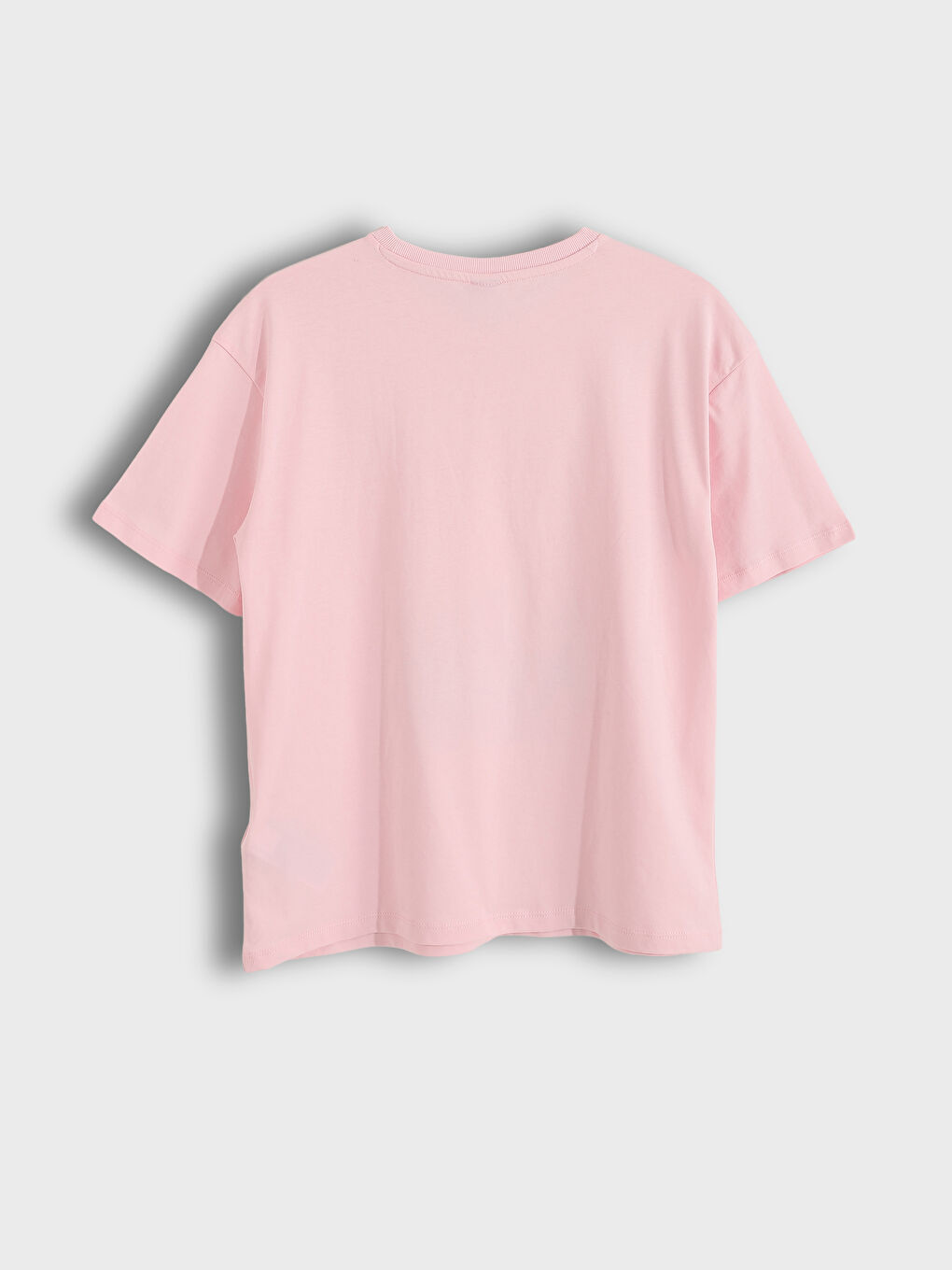 تي شورت بنات بكول مدور و كم قصير مطبوع-1