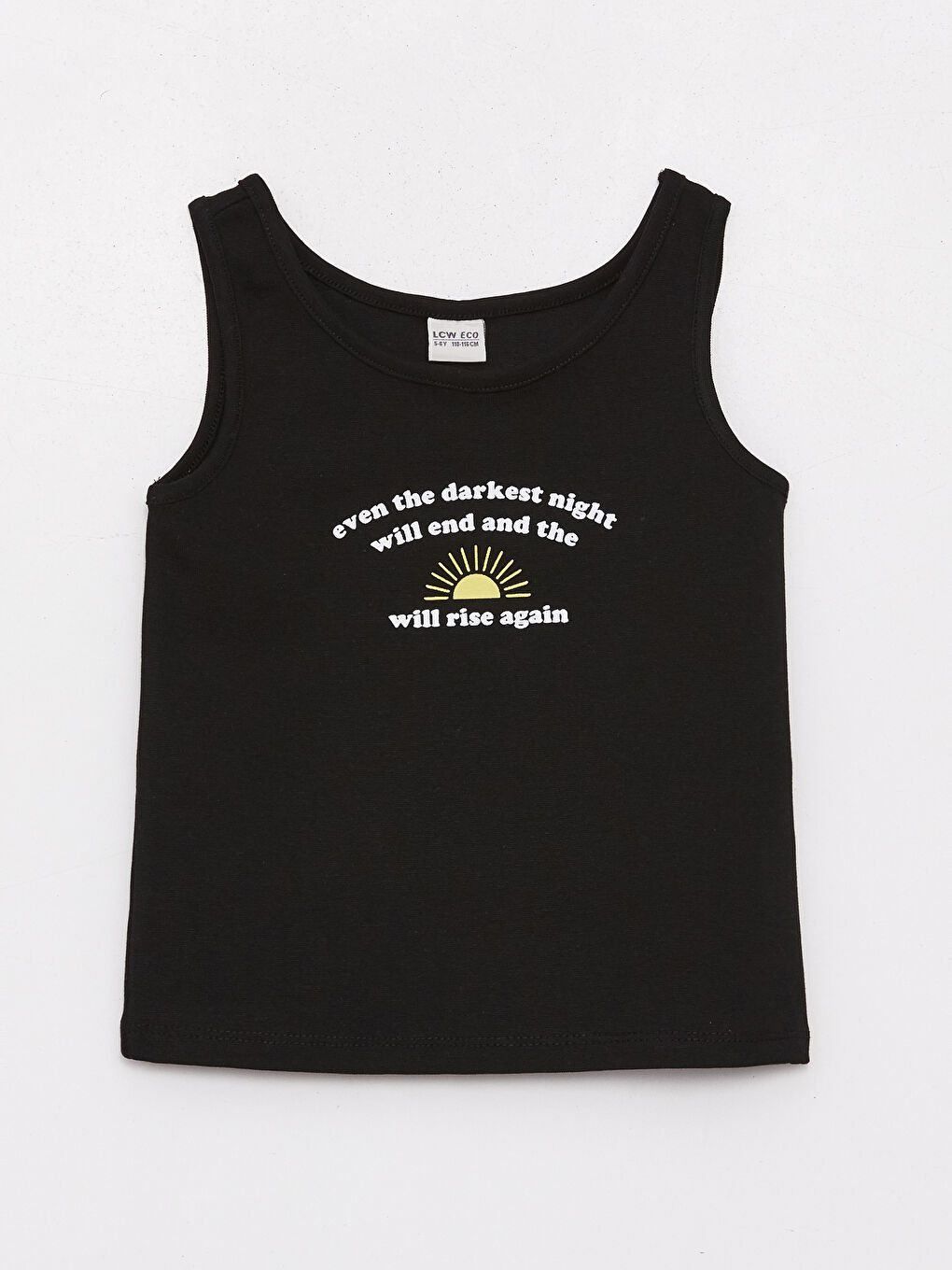 Crew Neck Printed Girl's Undershirt -S4CP45Z4-CVL