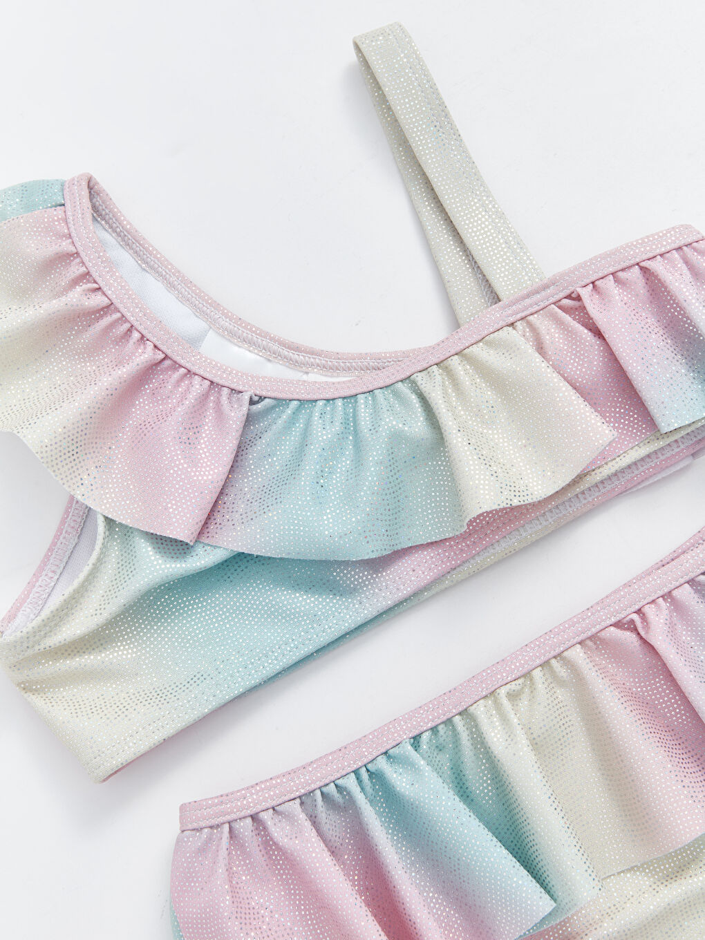 Baby Girl Bikini Set with Color Blocks -S4CP51Z1-JH4