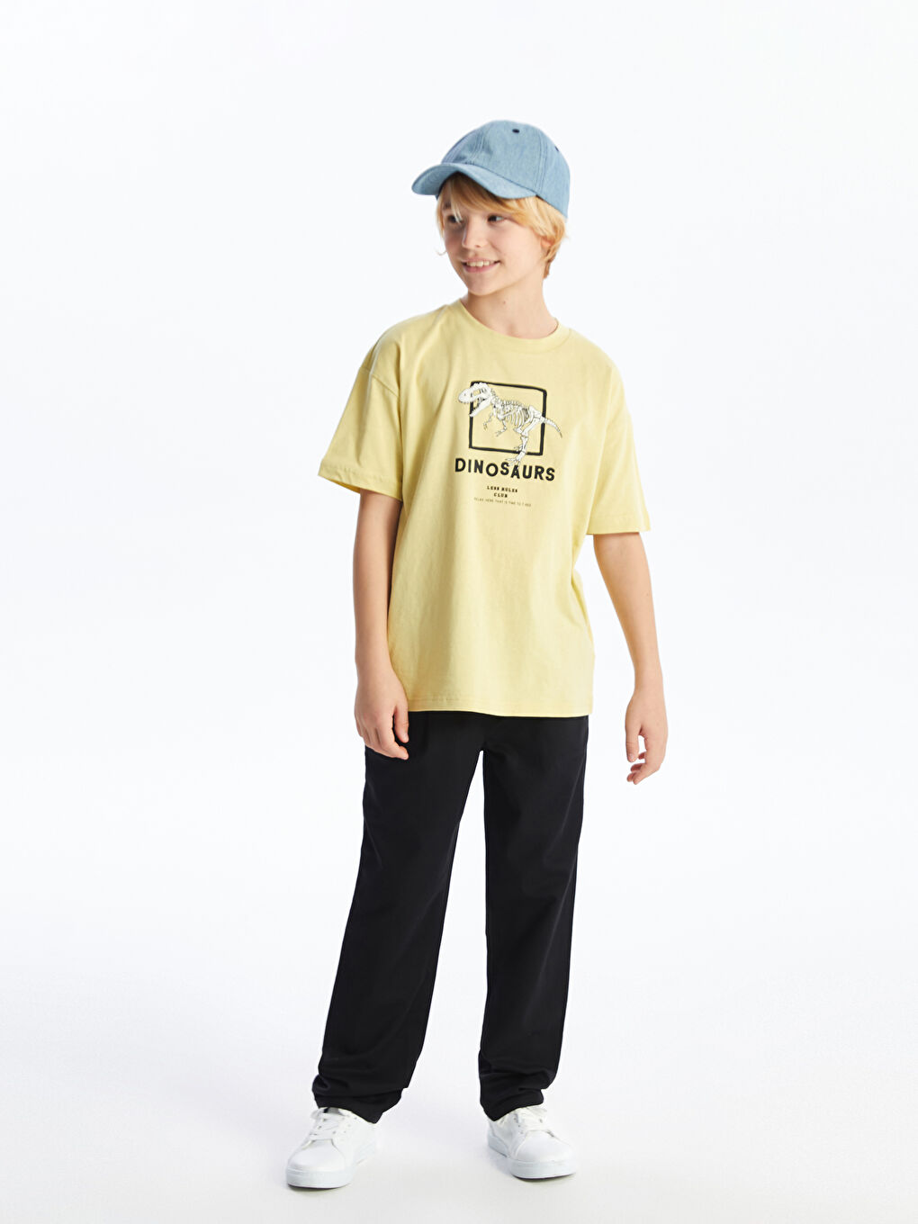Elastic Waist Linen Blend Boy's Pants -S4CP68Z4-RQL