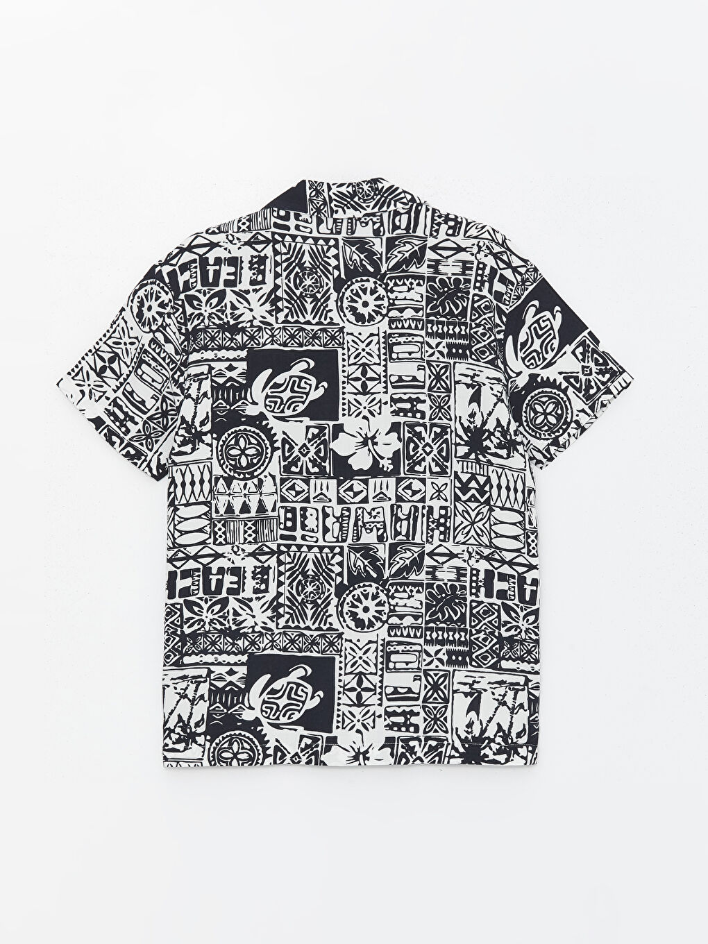 Patterned Short Sleeve Boy Shirt -S4CP88Z4-LSJ
