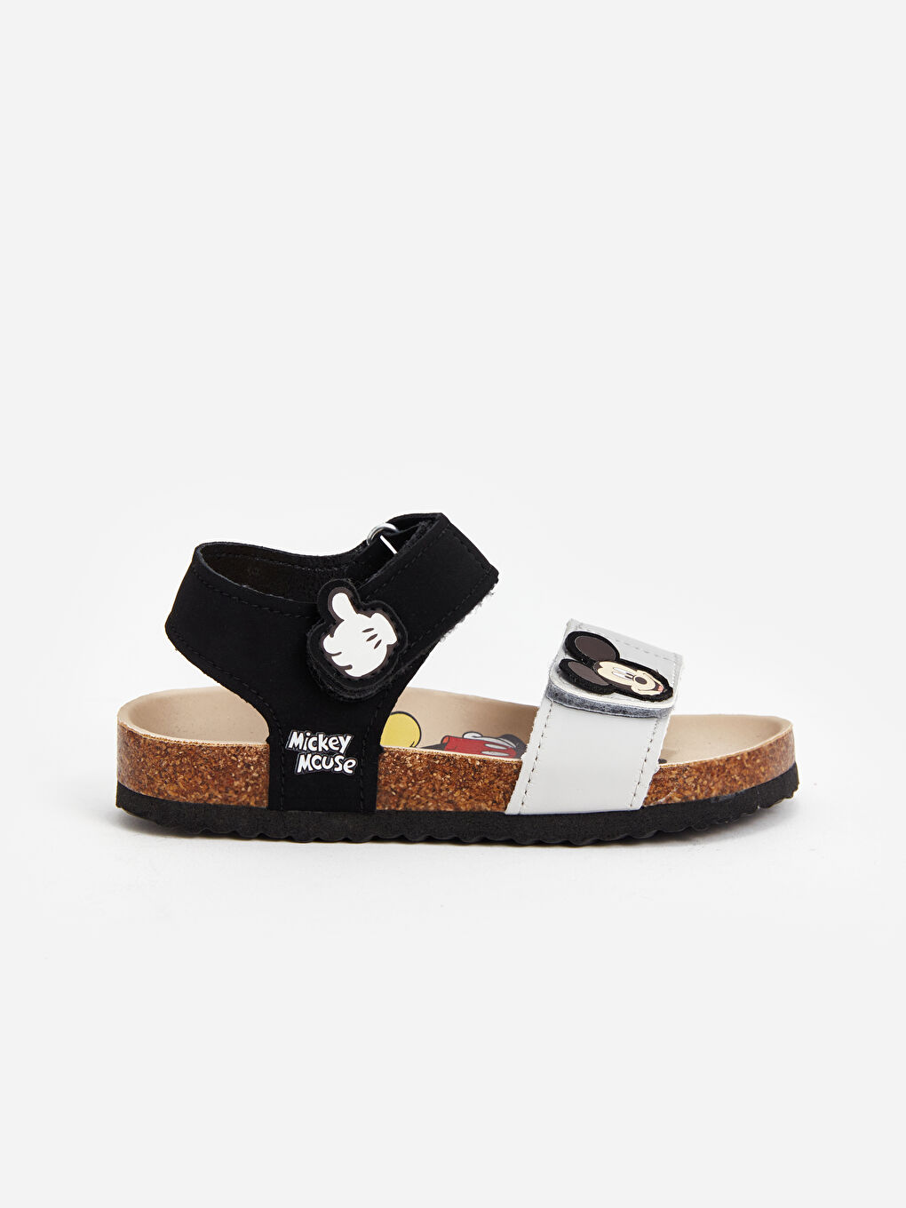 Mickey Mouse Printed Hook and Loop Baby Boys' Sandals -S4CQ13Z1-Y4Z