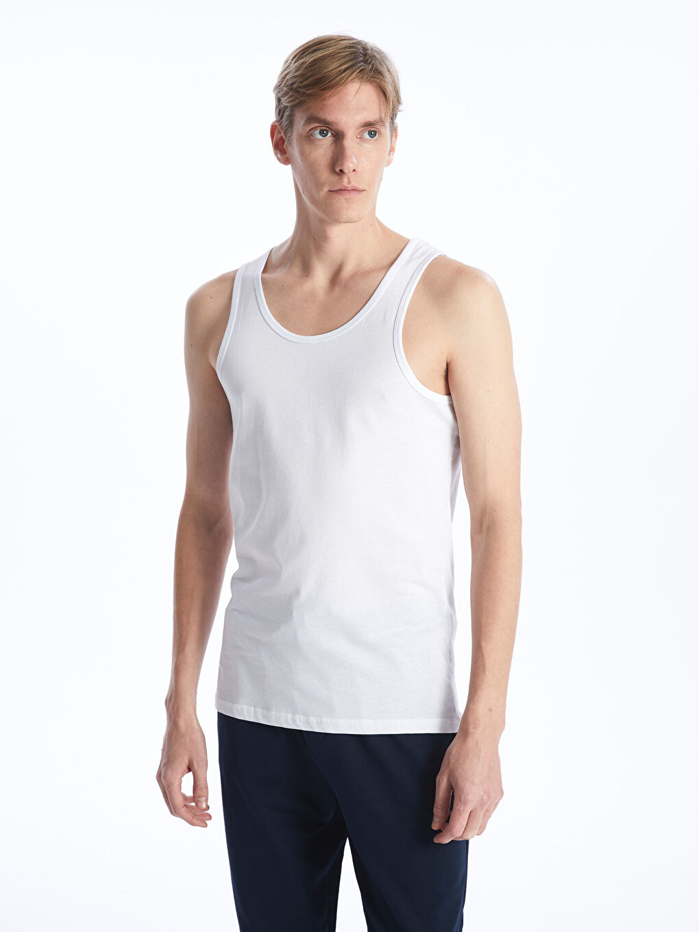 Crew Neck Jersey Men's Vest -S4CQ45Z8-J5E