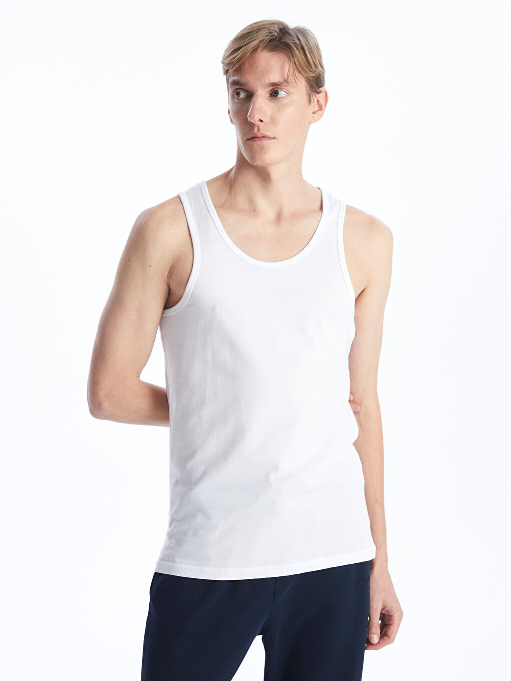 Crew Neck Jersey Men's Vest -S4CQ45Z8-J5E