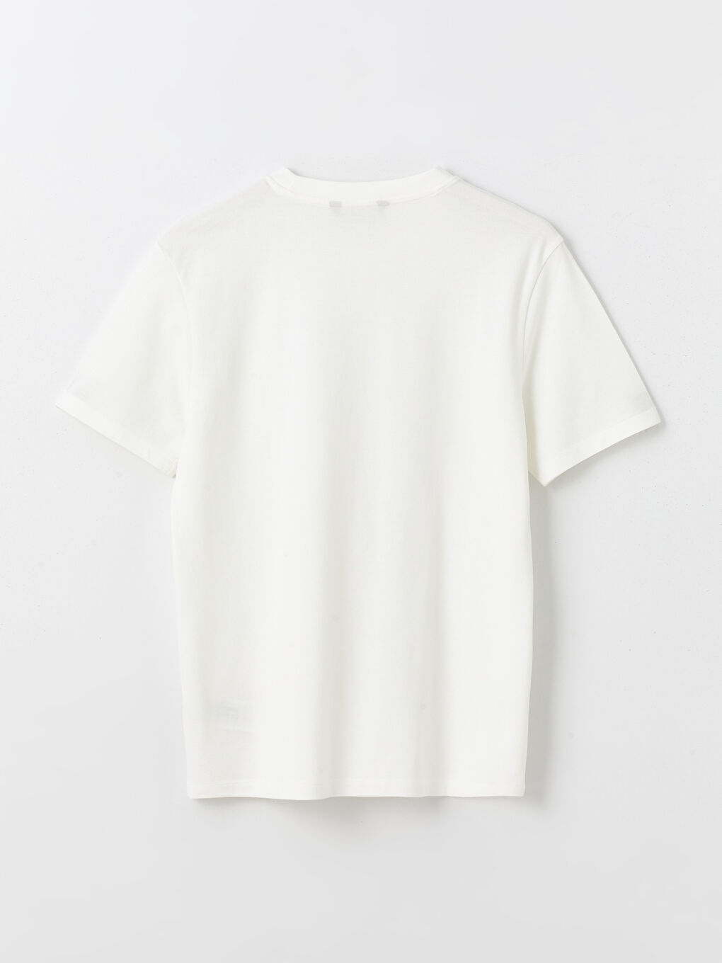 تيشيرت رجالي كم قصير بياقة دائرية مُنَظَّم-6