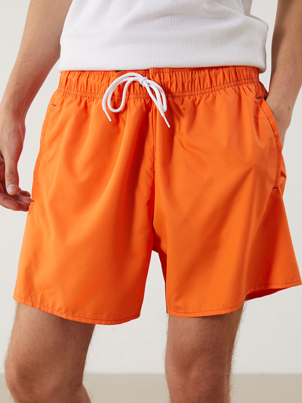 Karışık Kısa Boy Erkek Deniz Şortu-2