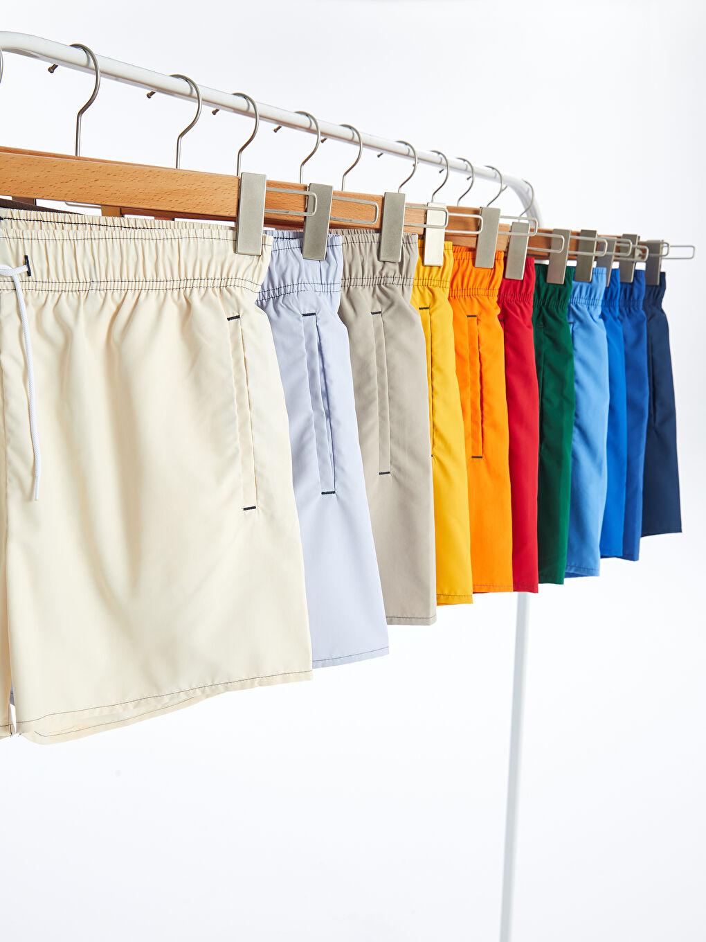 Karışık Kısa Boy Erkek Deniz Şortu-12