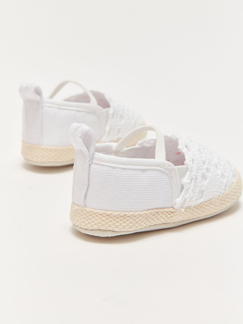 LCW STEPS Beyaz Kız Bebek Yürüme Öncesi Espadril Ayakkabı - 8