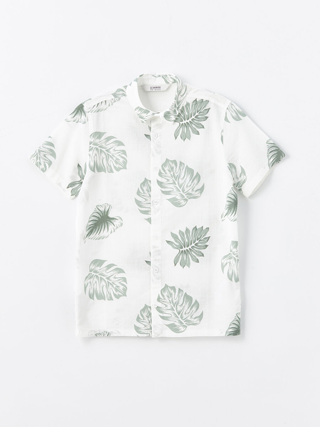 Patterned Boy's Shirt and Shorts -S4CQ91Z4-LRR