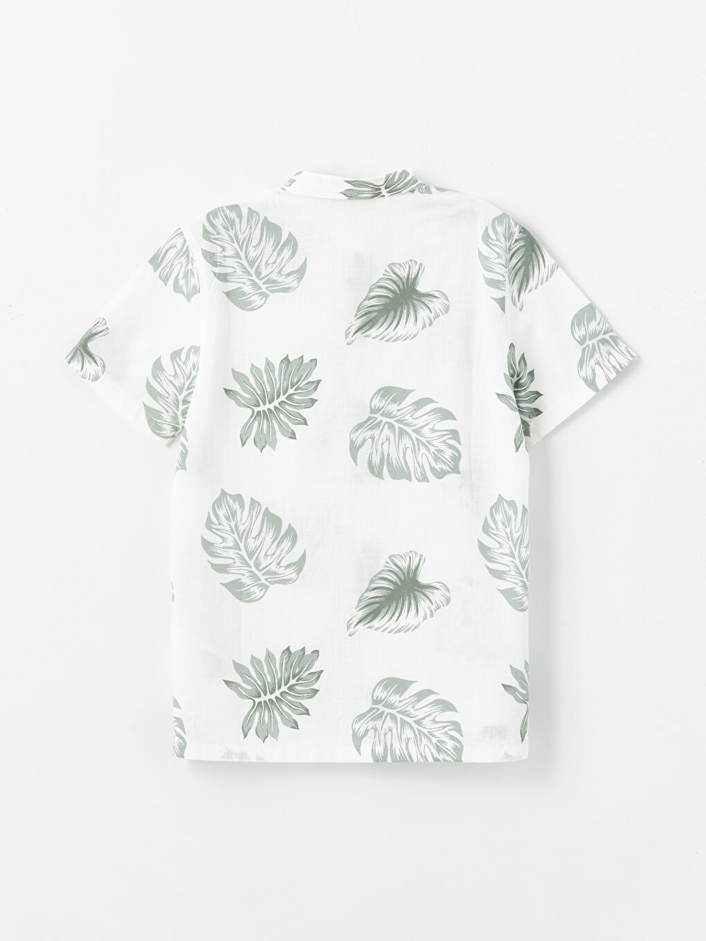 Patterned Boy's Shirt and Shorts -S4CQ91Z4-LRR