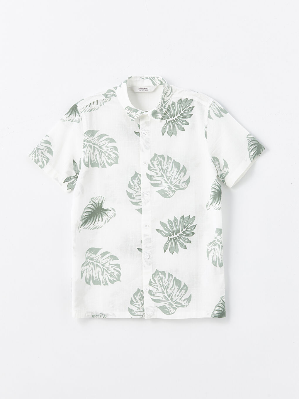 Patterned Boy's Shirt and Shorts -S4CQ91Z4-LRR