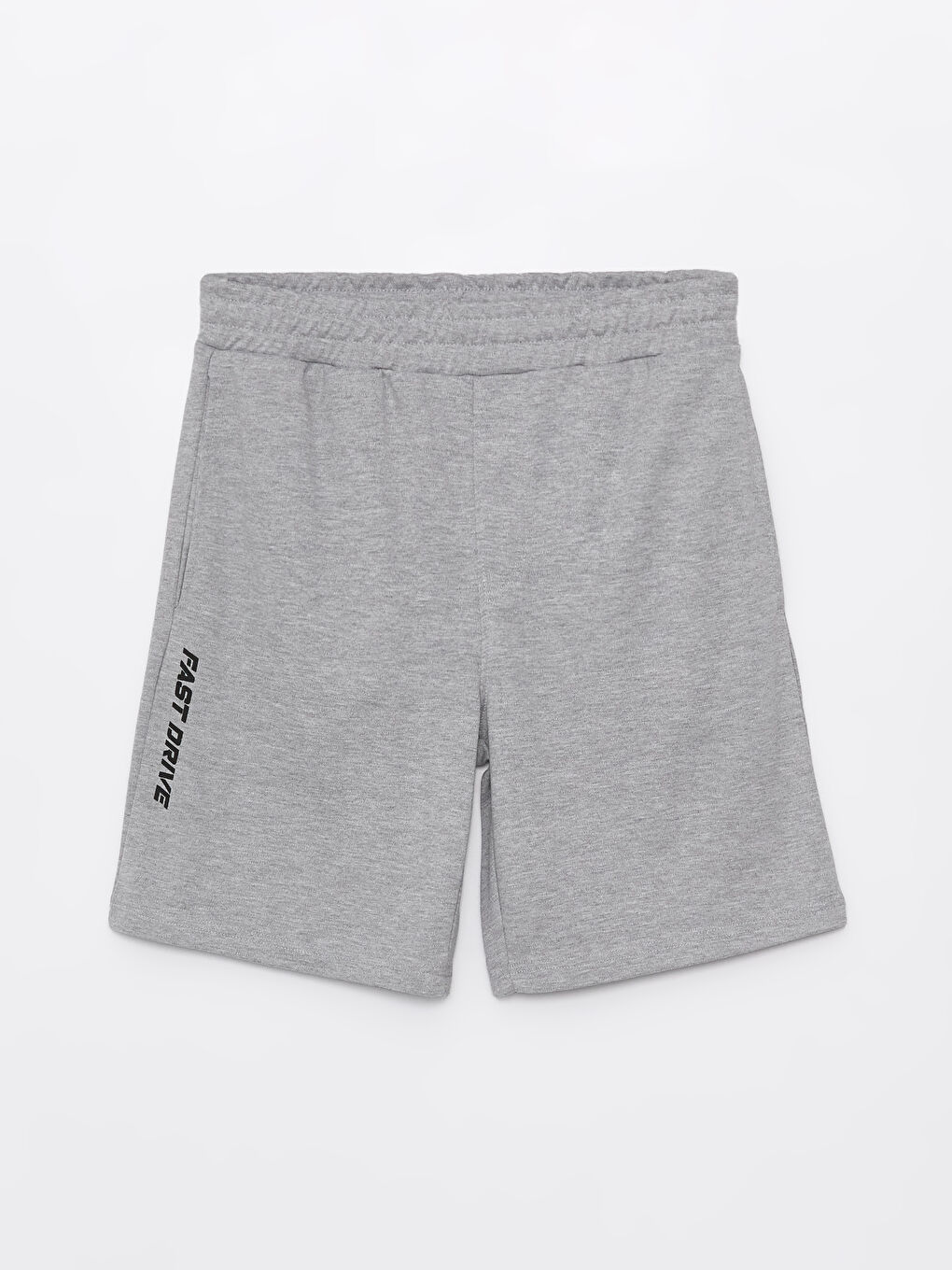 Gri Standart Kalıp Erkek Spor Şort-5