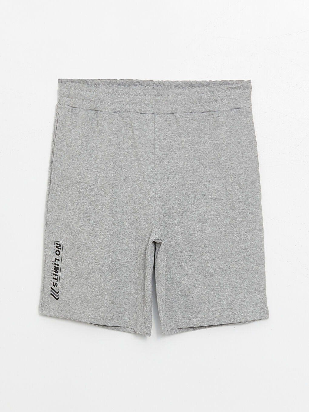 Gri Standart Kalıp Erkek Spor Şort-5