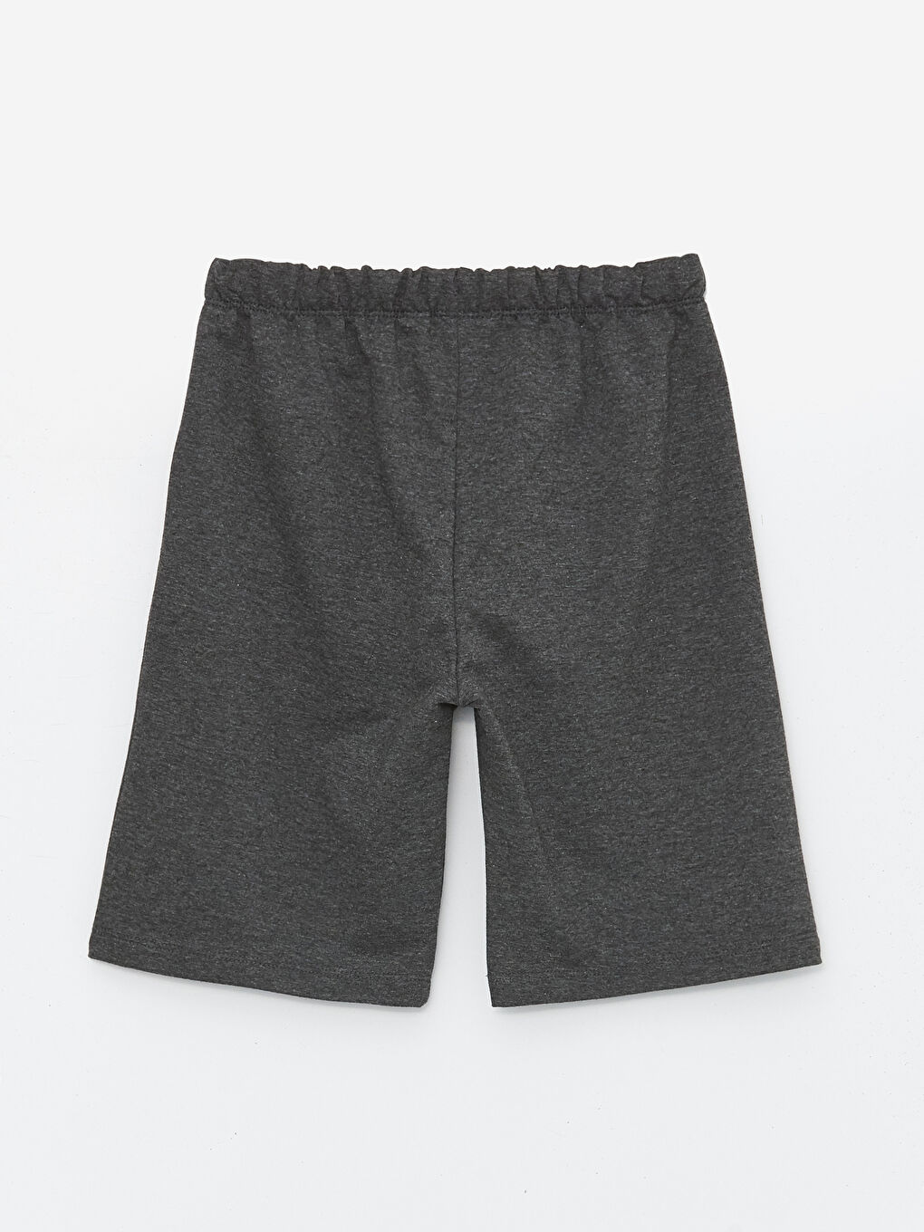 Antrasit Beli Lastikli Baskılı Erkek Çocuk Şort-1