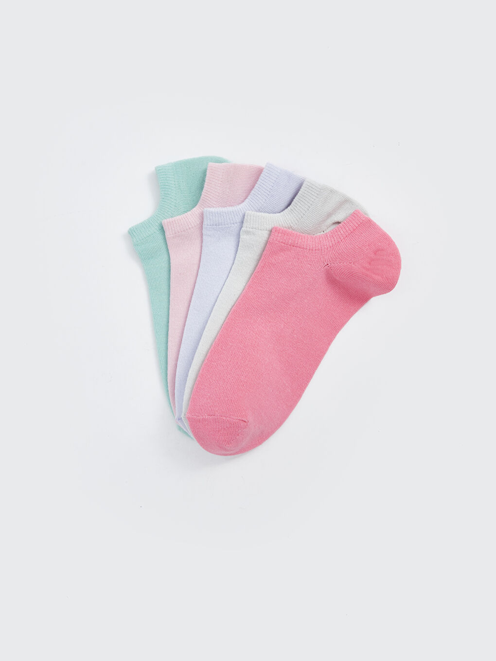 جوارب رياضية سادة للسيدات - عبوة من 5 قطع-1