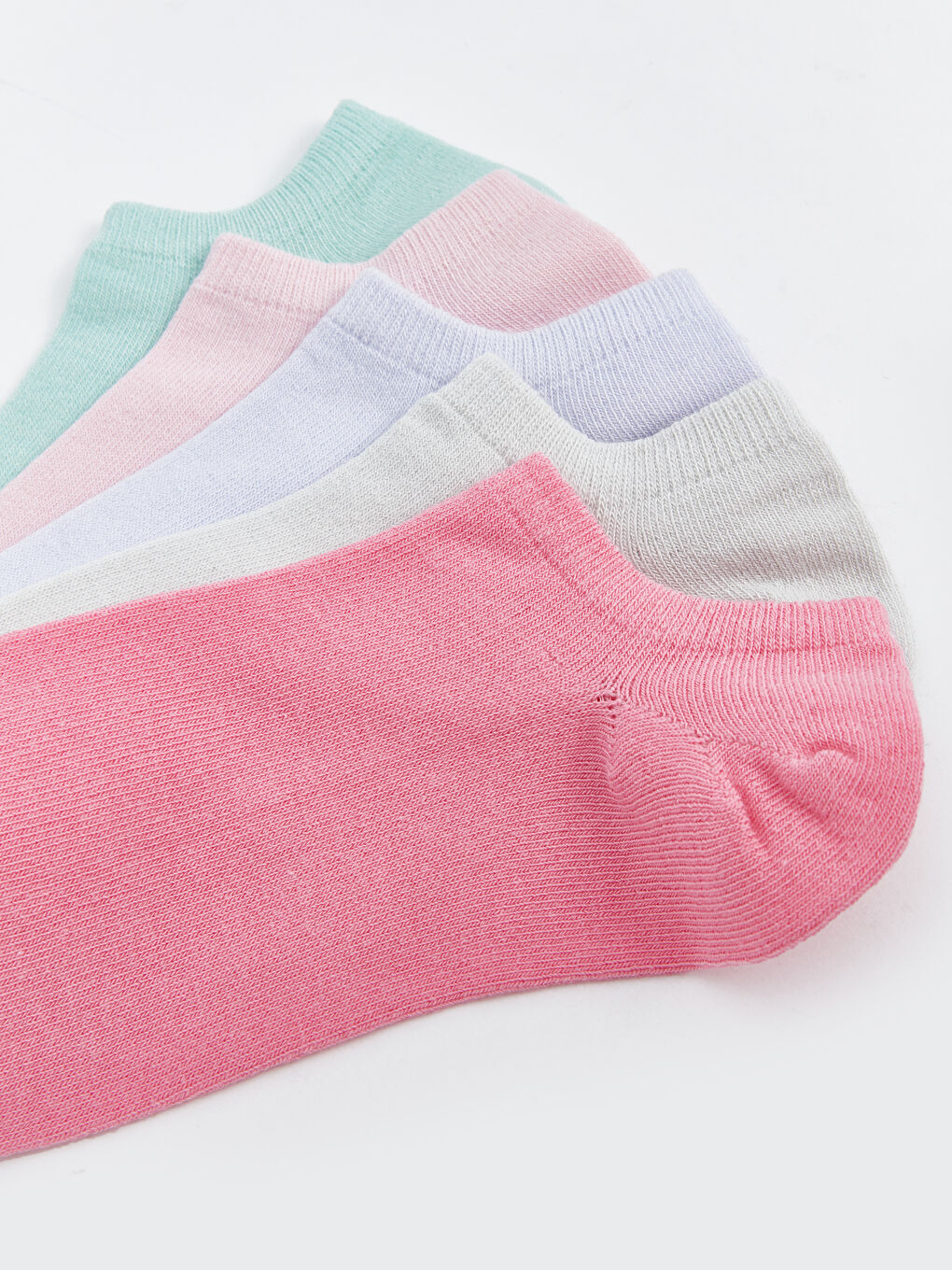 جوارب رياضية سادة للسيدات - عبوة من 5 قطع-2