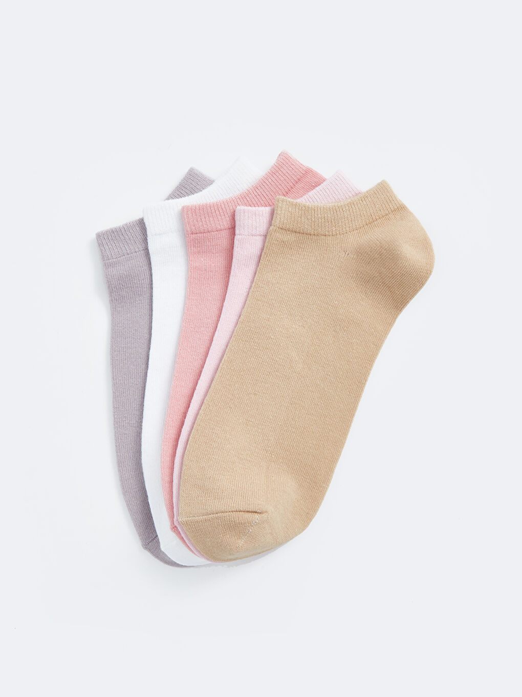 Chaussettes d'entraînement Unies pour Femmes Lot de 5 pièces-1