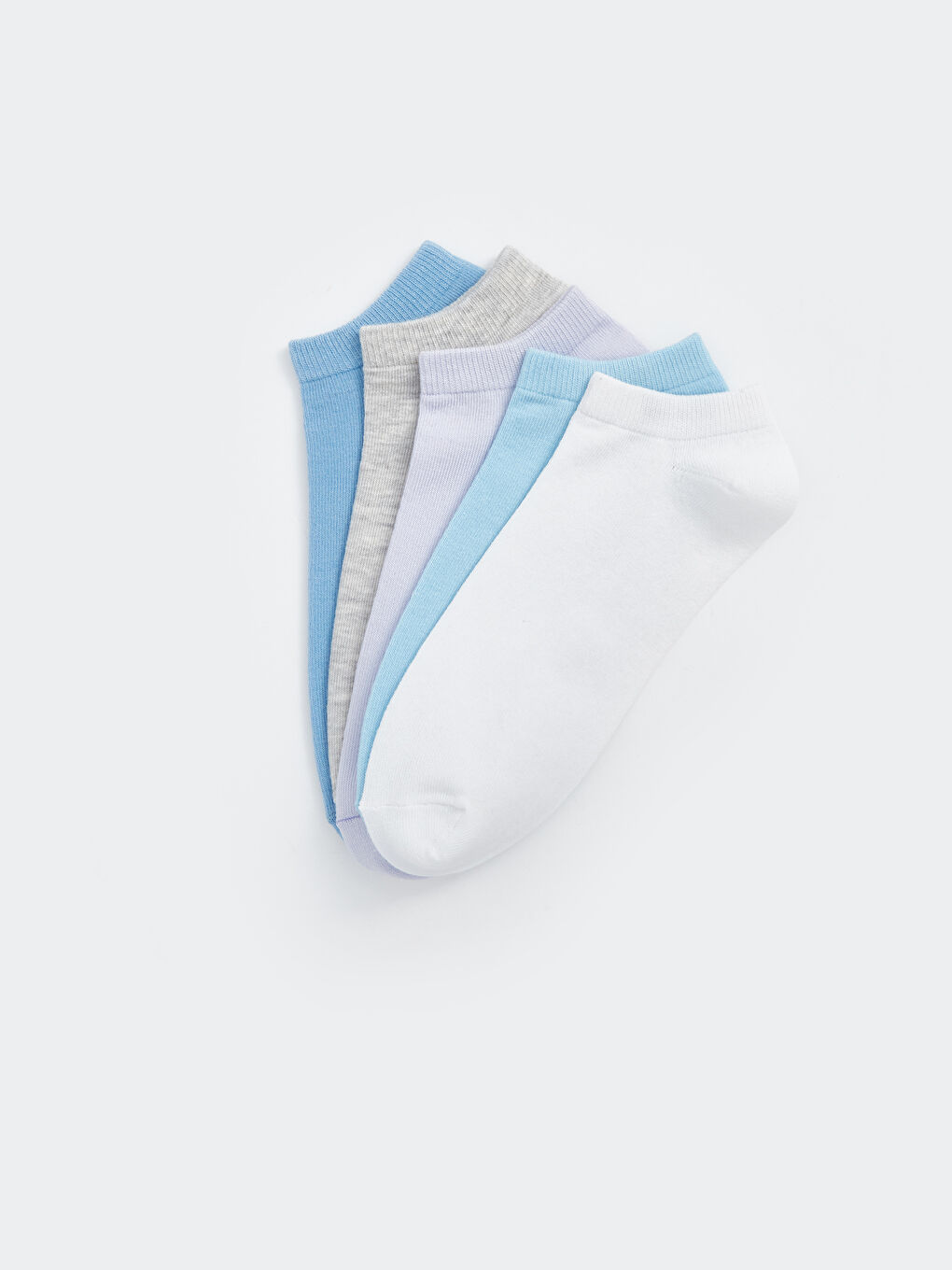 جوارب رياضية سادة للسيدات - ٥ قطع-1