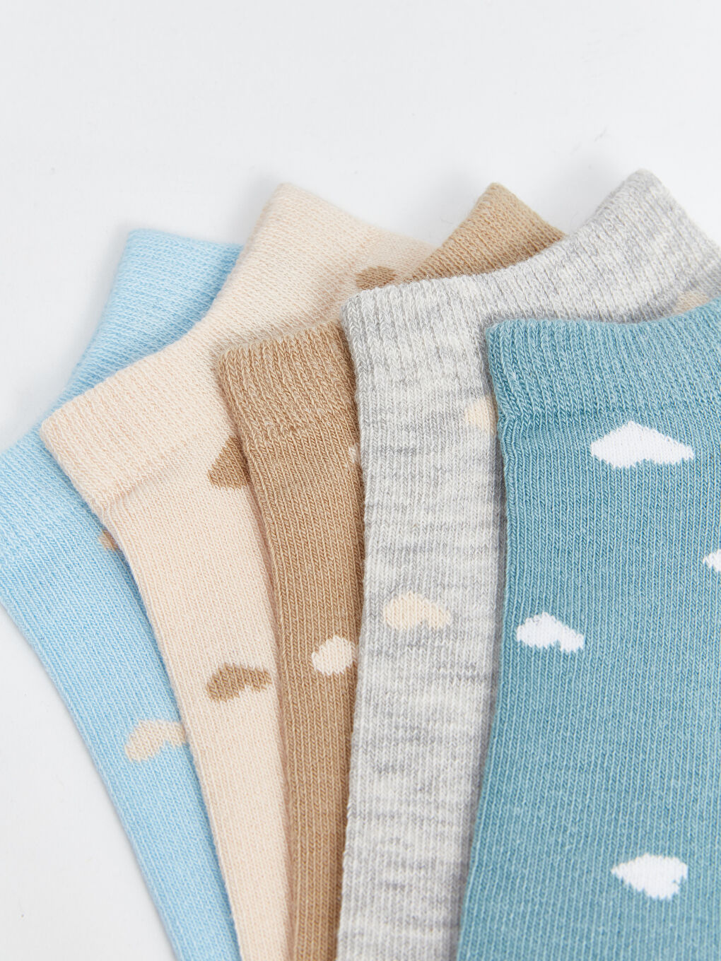 جوارب رياضية منقوشة للسيدات - عبوة من 5 قطع-2