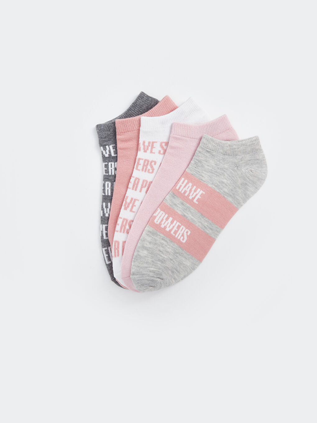 Patterned Women's Trainer Socks 5 Pack-1