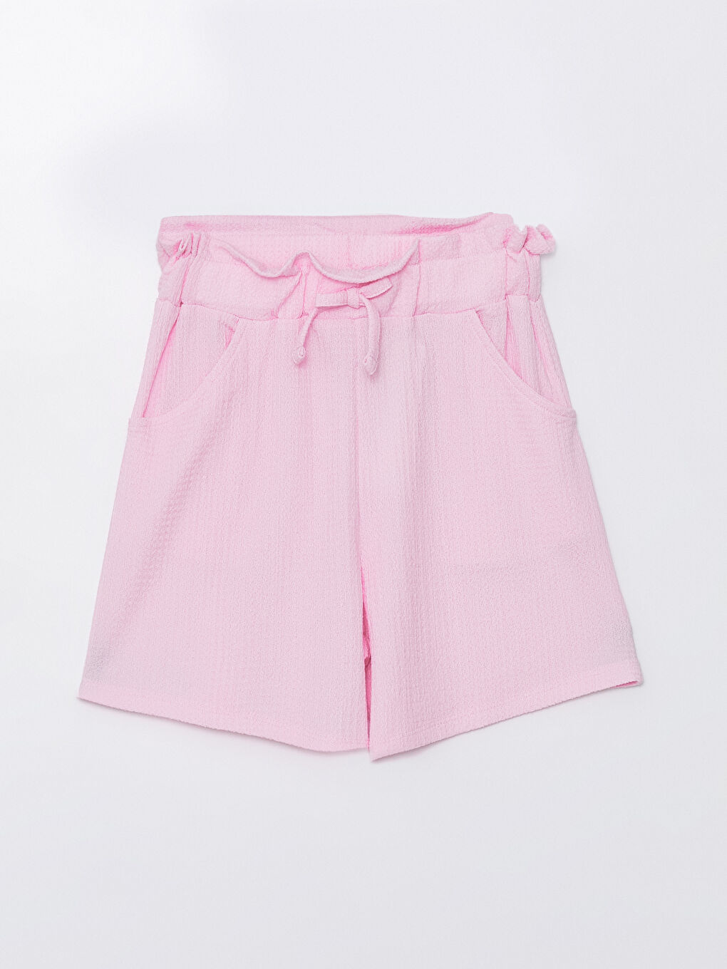 Girls' Shorts with Elastic Waist -S4CS13Z4-QXB