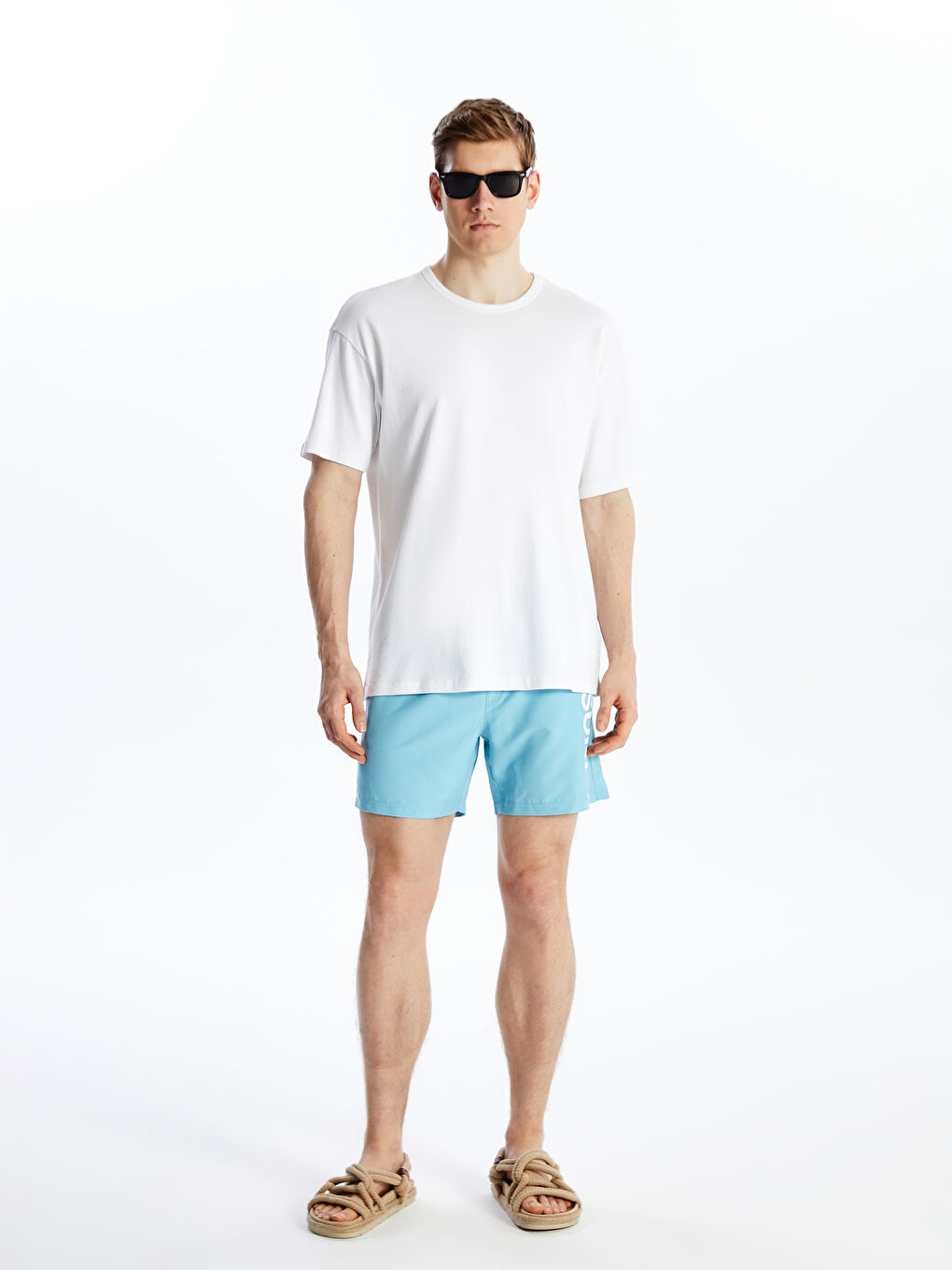 Men's Short Printed Swimwear -S4CT02Z8-FNS