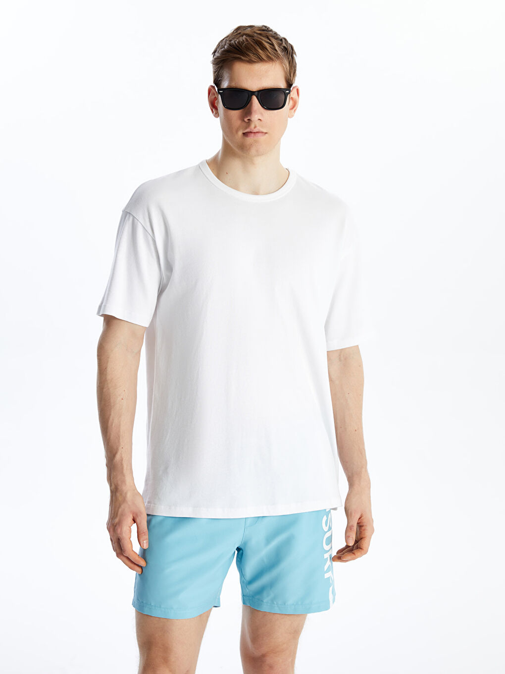 Men's Short Printed Swimwear -S4CT02Z8-FNS