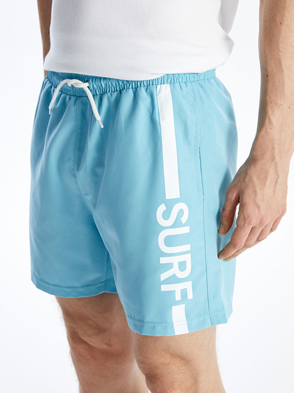 Men's Short Printed Swimwear -S4CT02Z8-FNS