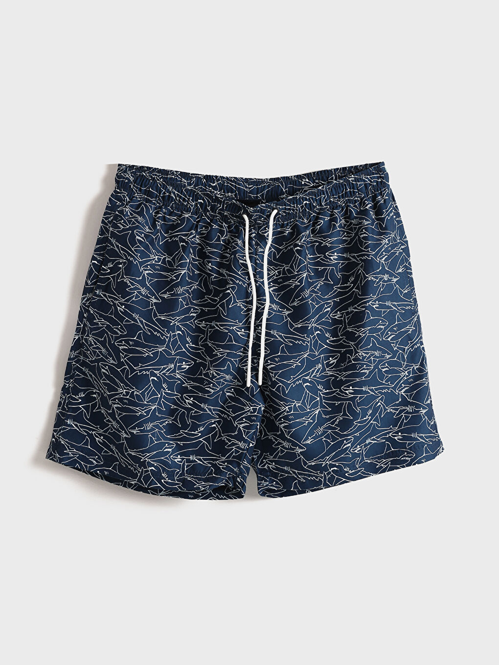 Short Patterned Men's Swimming Shorts -S4CT24Z8-LSJ