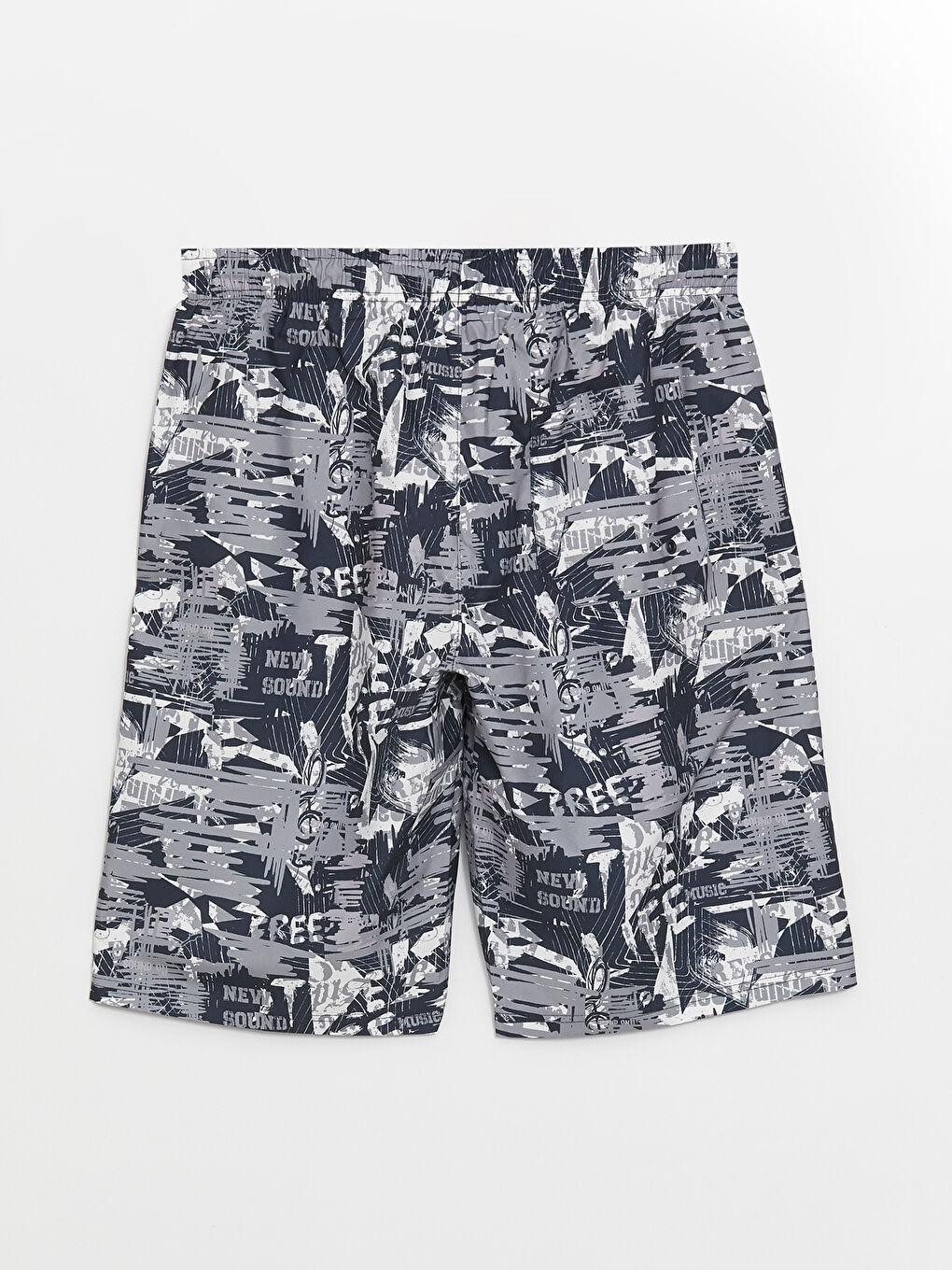 Below Knee Length Patterned Men's Swimming Shorts -S4CT28Z8-HG0