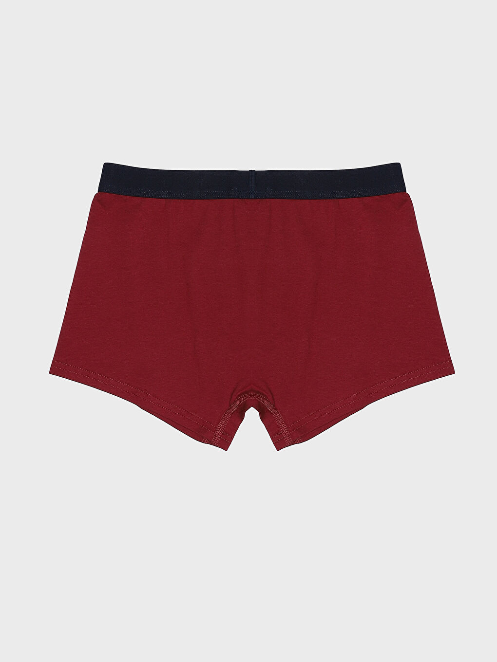 سراويل بوكسر قطن مطاطي عادي للرجال - مجموعتين-3