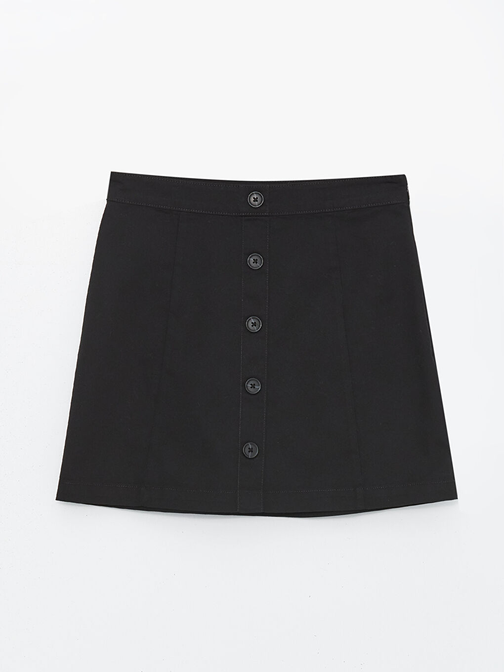 Women's Plain Skirt with Zippered Waist -S4CT94Z8-CVL