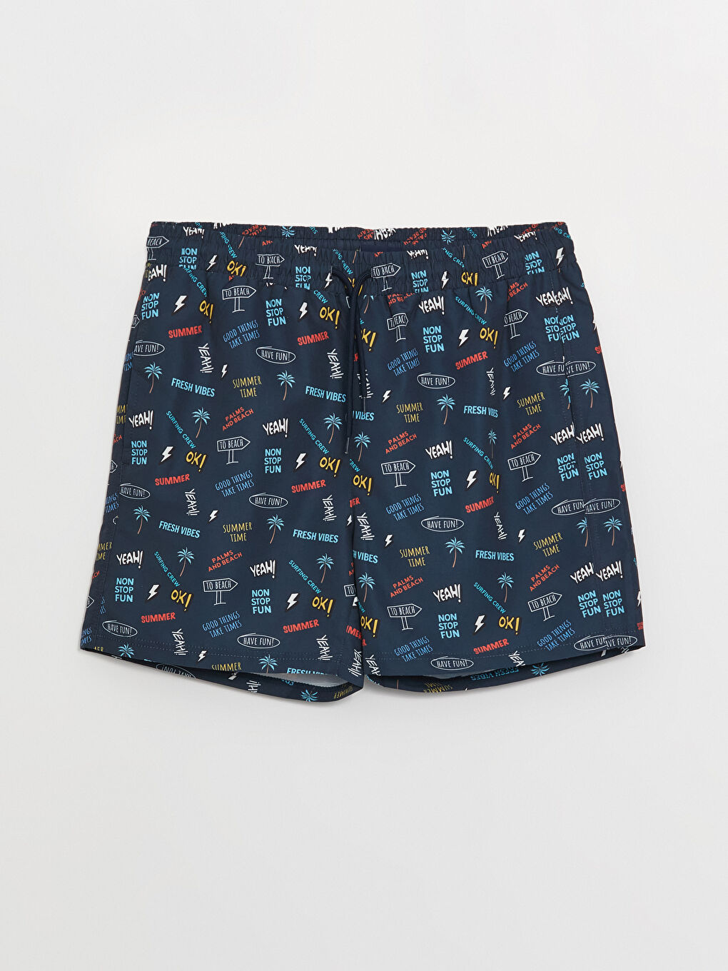 Short Patterned Men's Swimming Shorts -S4CU19Z8-LSJ