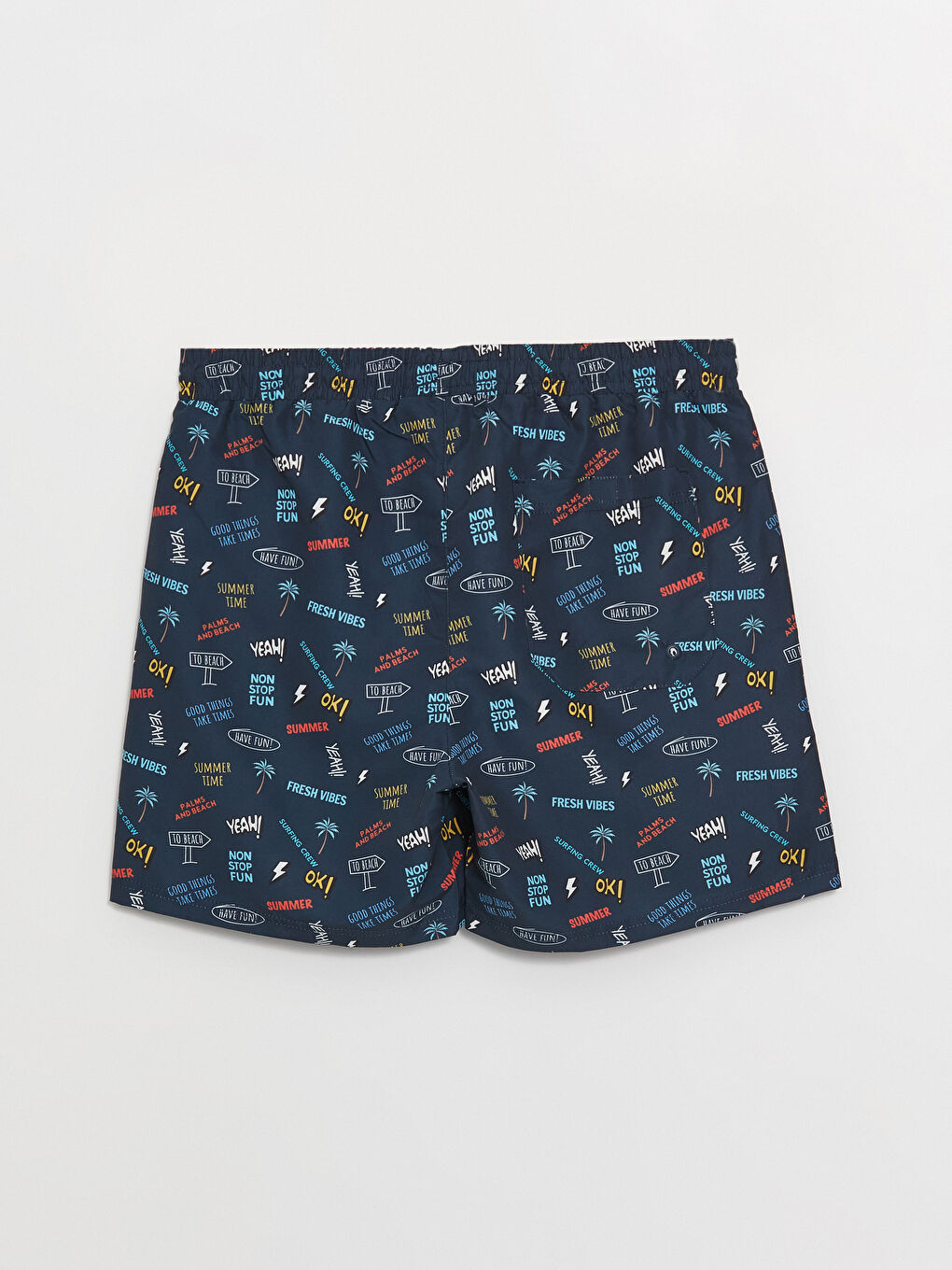Short Patterned Men's Swimming Shorts -S4CU19Z8-LSJ
