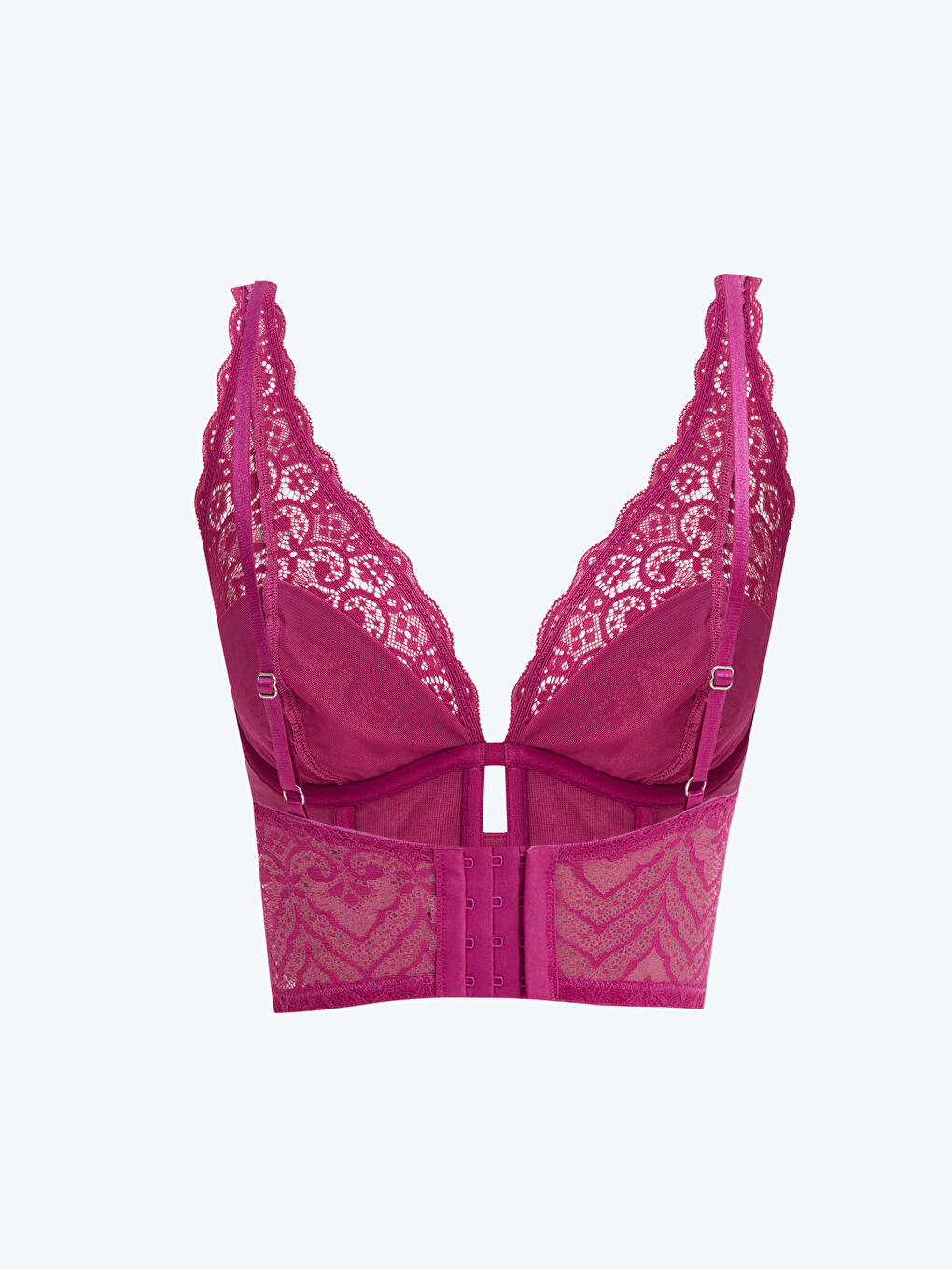 LCW DREAM Mor Balenli Dolgusuz Dantelli Bralet - 1