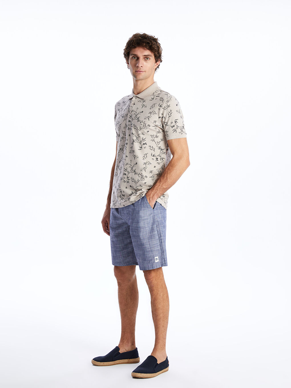 LC WAIKIKI Mavi Standart Kalıp Erkek Pijama Alt Şort