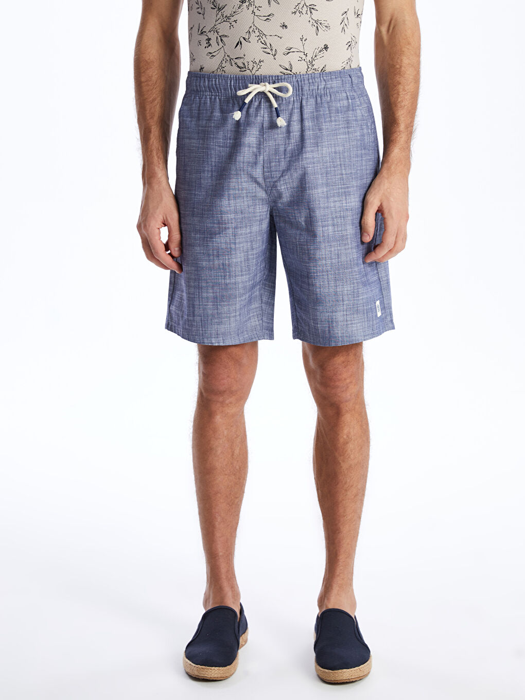 LC WAIKIKI Mavi Standart Kalıp Erkek Pijama Alt Şort - 3