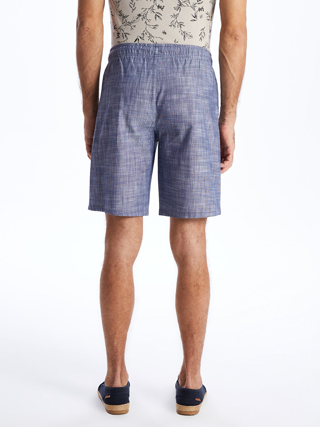 LC WAIKIKI Mavi Standart Kalıp Erkek Pijama Alt Şort - 4