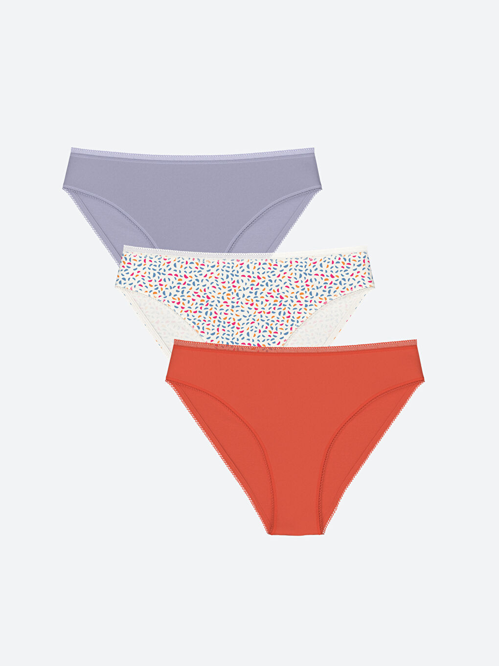 Patterned Bikini Briefs 3 Pack -S4CV18Z8-LQH