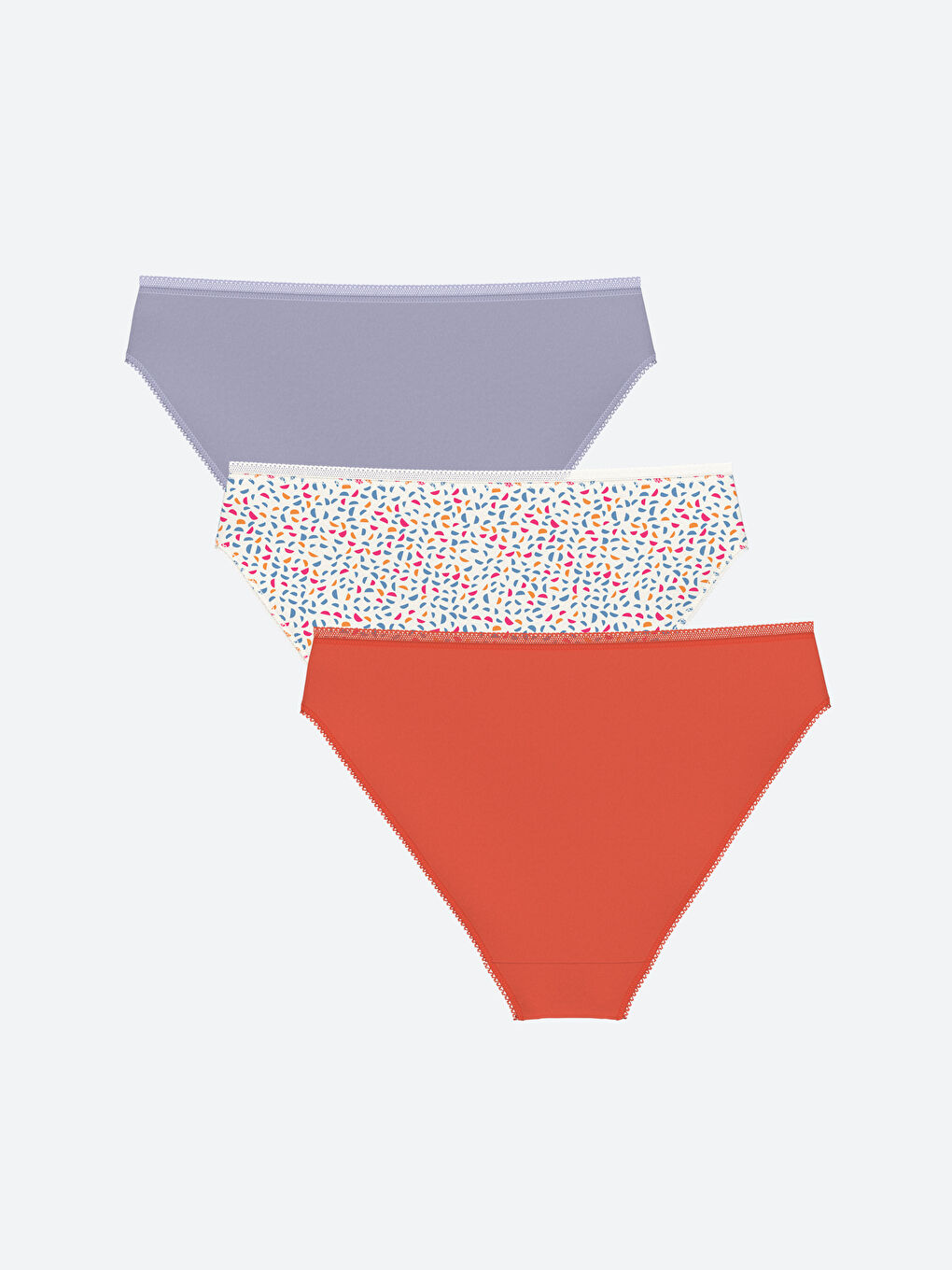 Patterned Bikini Briefs 3 Pack -S4CV18Z8-LQH