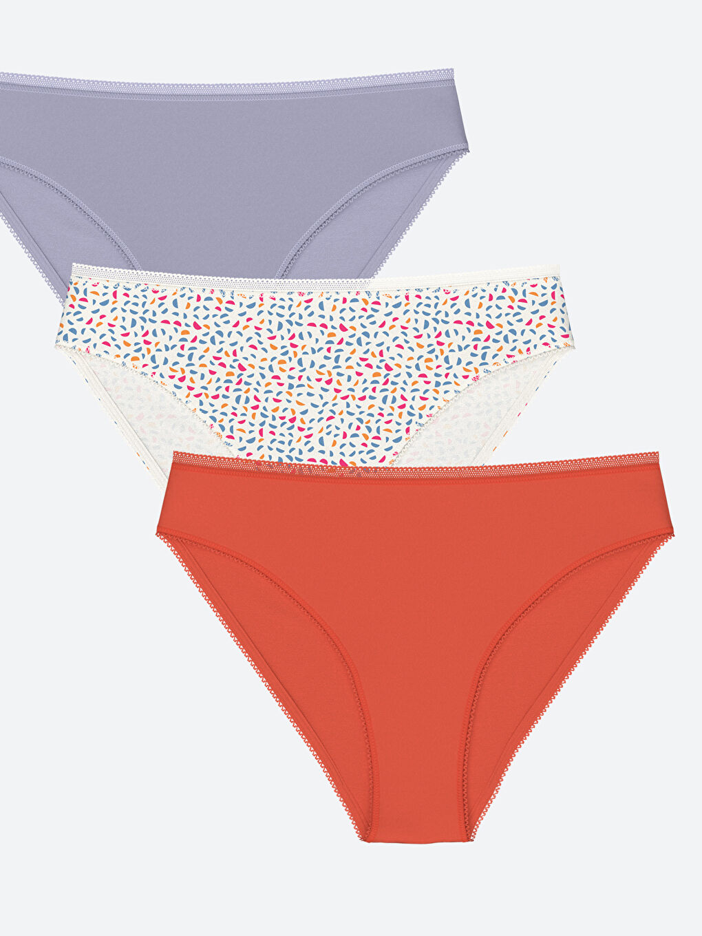 Patterned Bikini Briefs 3 Pack -S4CV18Z8-LQH