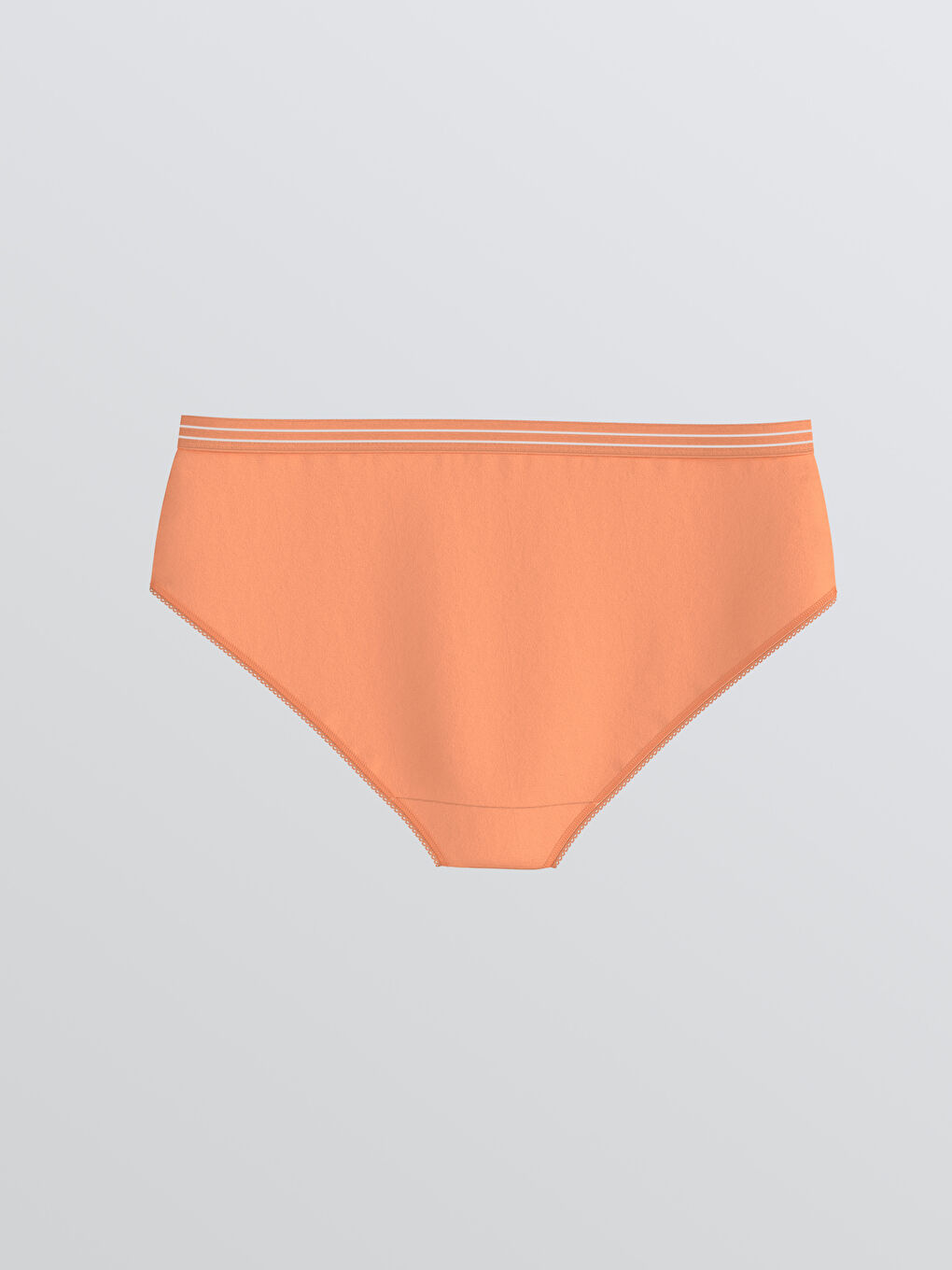 Turuncu Düz Hipster Külot-1