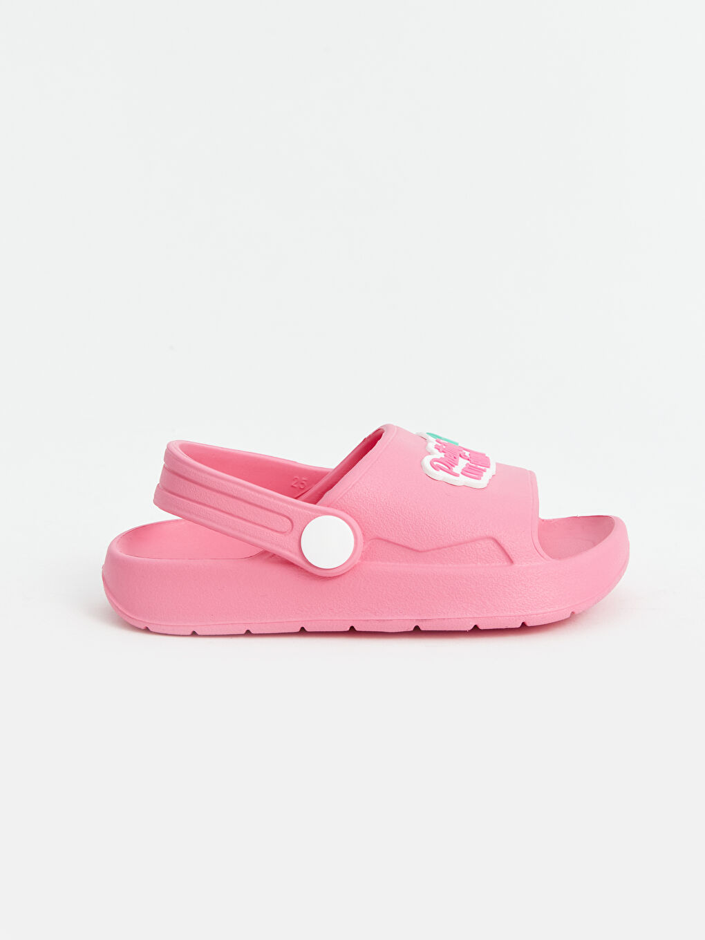 LCW STEPS Pembe Baskılı Kız Bebek Plaj Sandaleti - 1