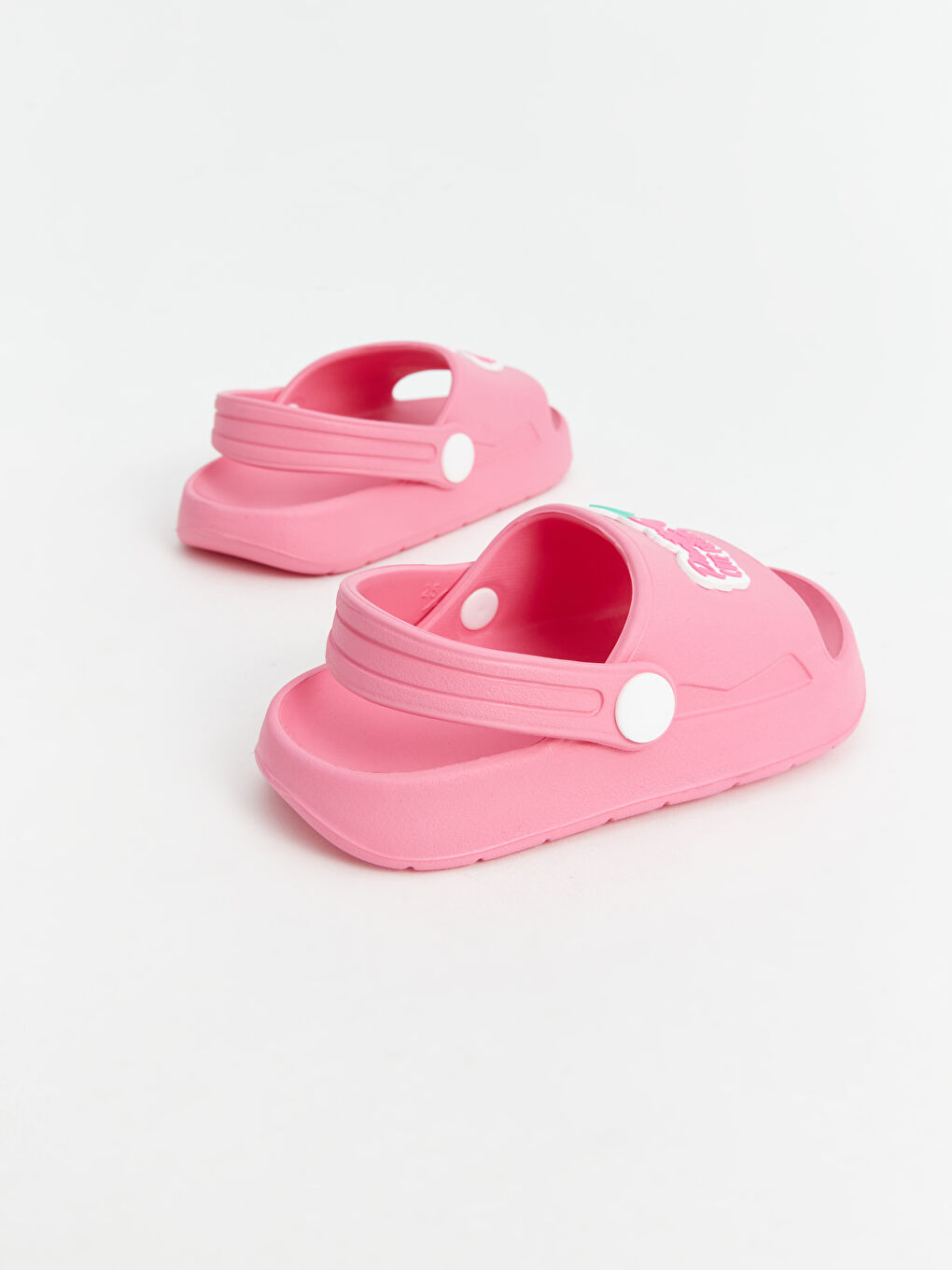 LCW STEPS Pembe Baskılı Kız Bebek Plaj Sandaleti - 4