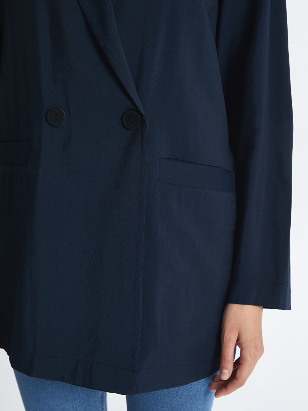 Regular Long Sleeve Women's Blazer Jacket -S4CY04Z8-VZX