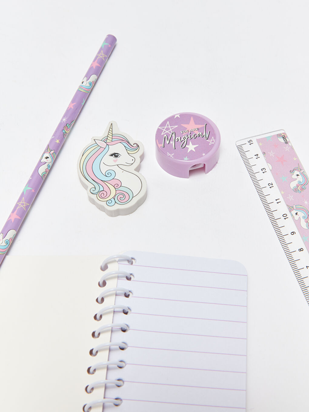 Baskılı Kız Çocuk Kırtasiye Seti-2